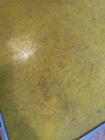 Table Formica Jaune - 6