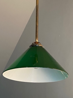 Suspension Opaline verte - 8