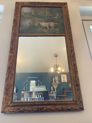Miroir Trumeau Chiens - 1